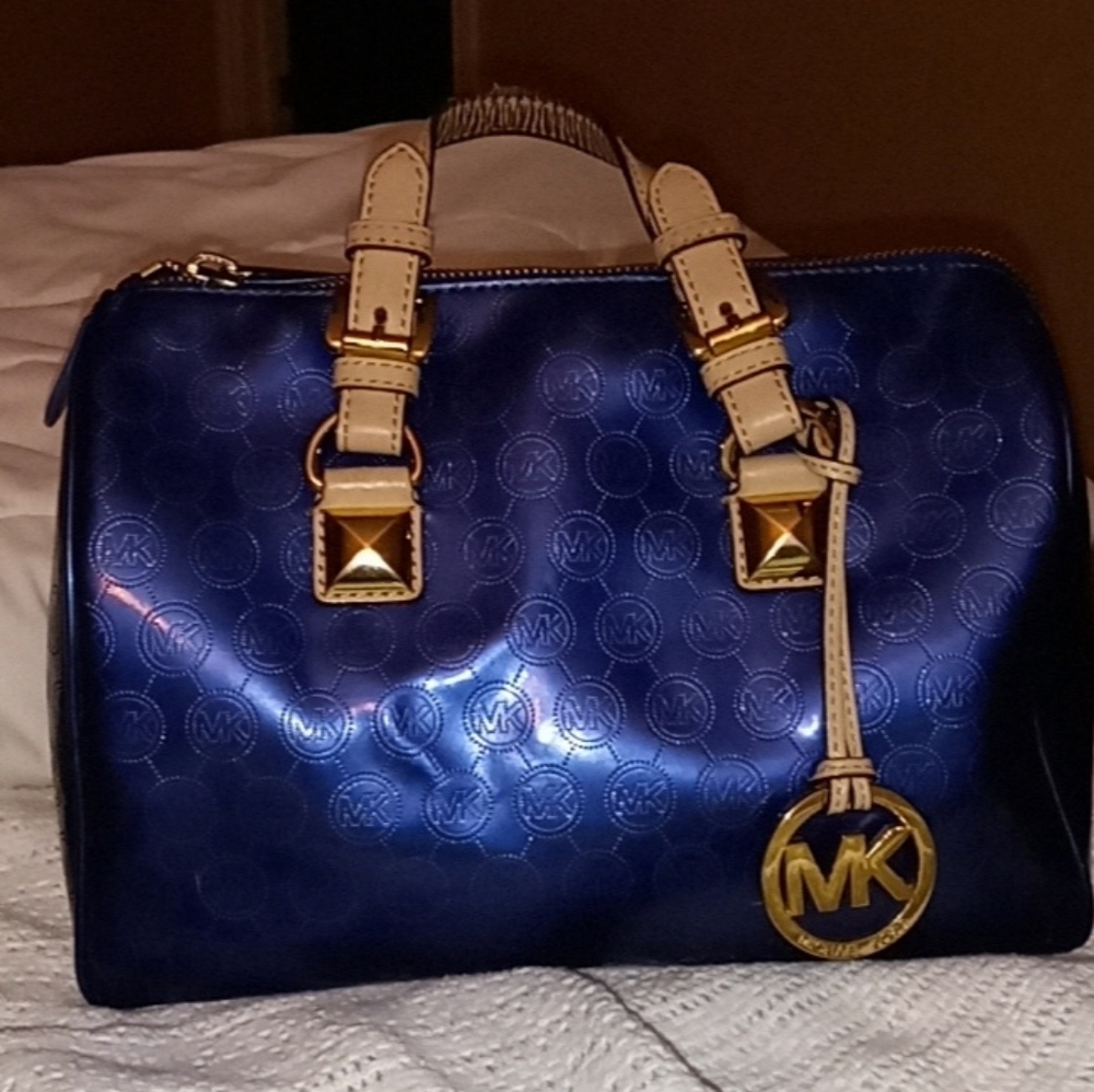 AUTHENTIC MICHAEL KORS HTF BUE GRAYSON